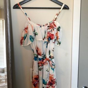 Floral romper dress